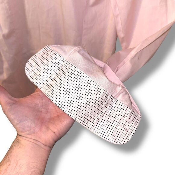 Boss Hugo Boss Pink Slim-Fit Spread Collar Dress Shirt M 15.5 - Picture 8 of 9